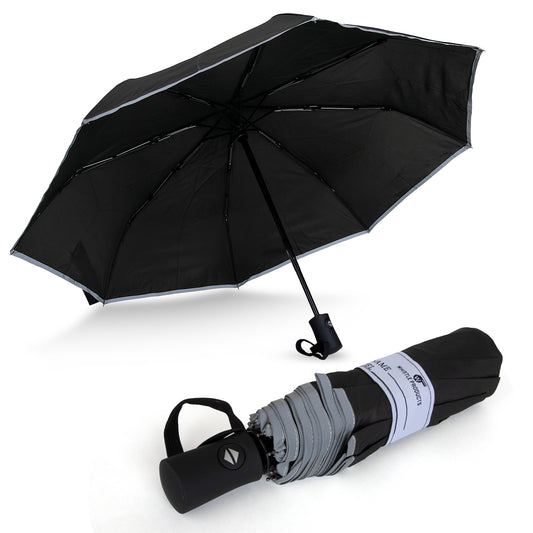 Reflective Umbrella, Automatic Open/Close, 42-Inch Wide