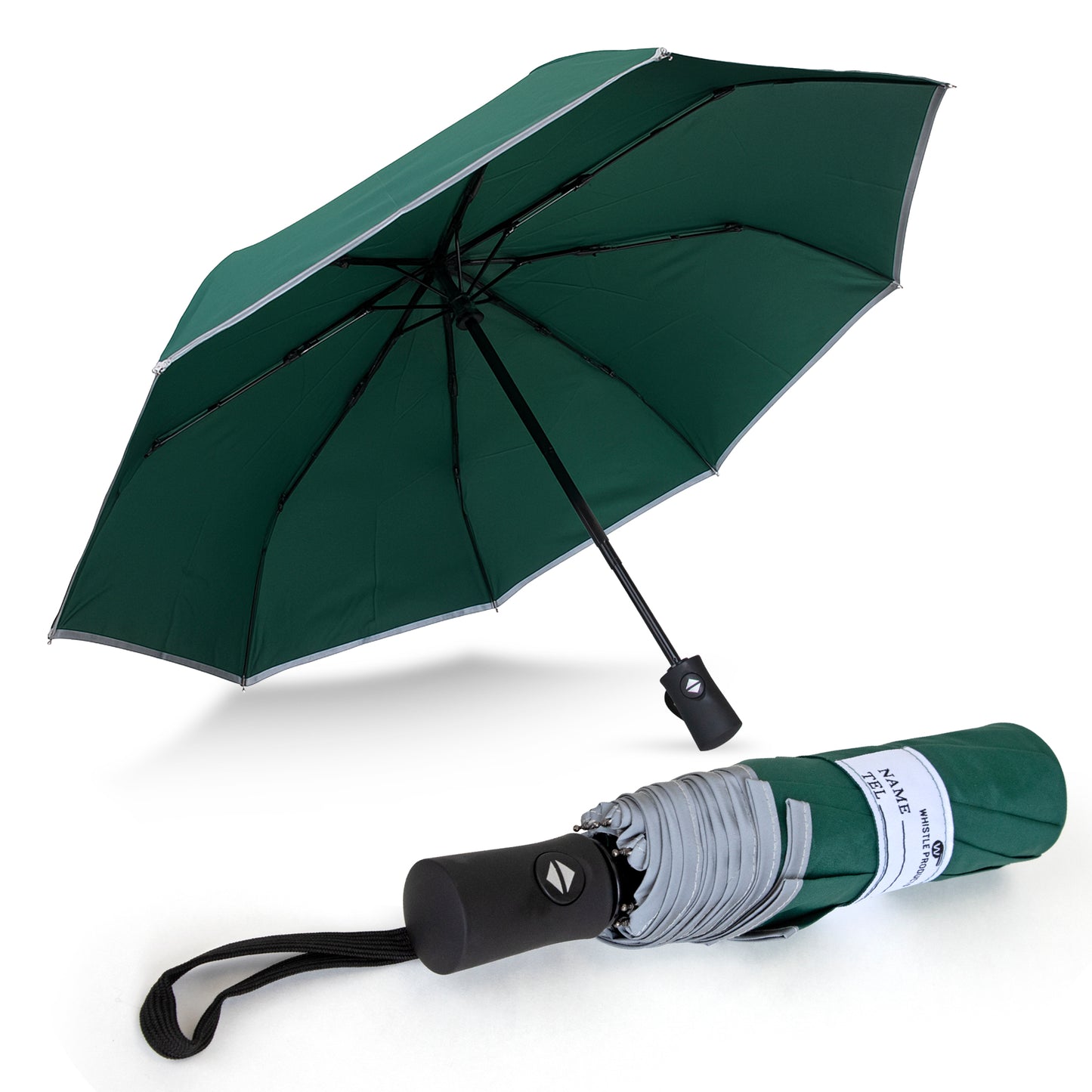 Reflective Umbrella, Automatic Open/Close, 42-Inch Wide